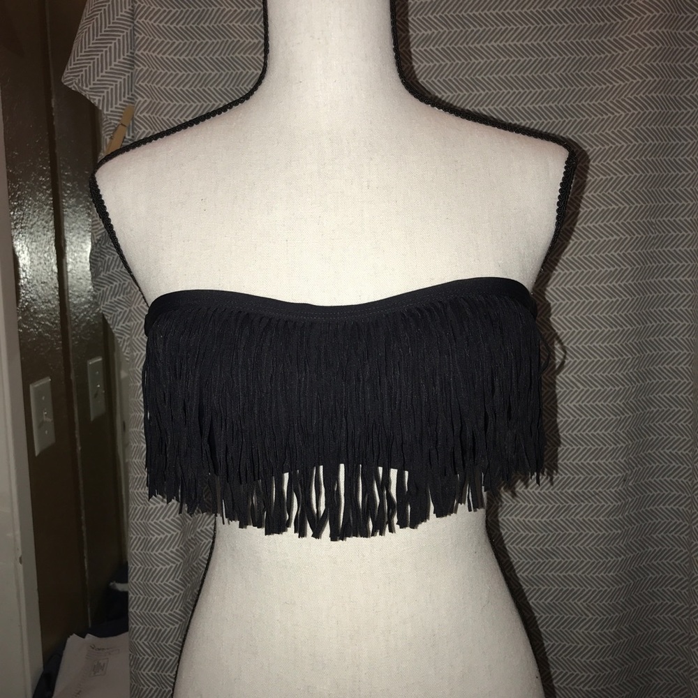 Fringe bikini top